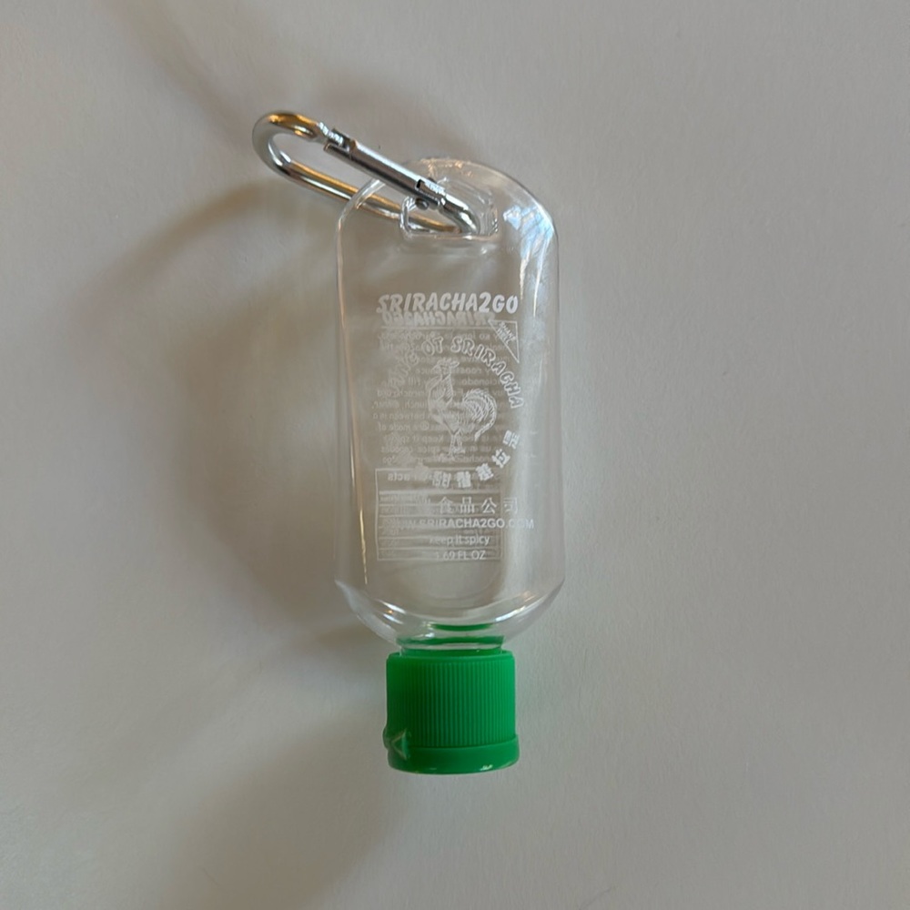 New Sriracha 2 Go Keychain Bottle Charm